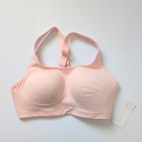 NWT Athleta Phenomena Bra 38DD - Fits B-DD Cups High Impact Pink Supportive $89 - Picture 3 of 6
